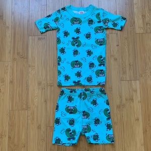 Hanna Andersson Hulk Pajamas Toddle Boys PJs Size 5 Marvel Shorts